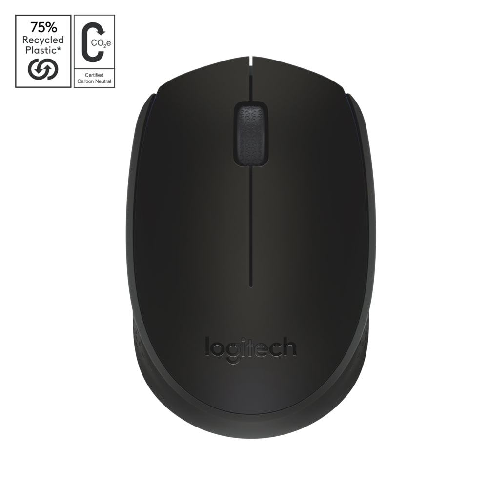 AーBRITZ MOBILE M170 Logitech M170 2.4 GHz Wireless Mouse with USB Mini Receiver
