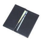 Roots Ladies Large Clutch Wallet with Removable Checkbook - Navy-10