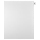 Mark Maker Legal Tabs - Letter Size - White - 1/15th cut - 25 tabs per package - 5 packages Pack - Number 121-White Single Tabs