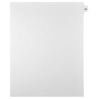 Mark Maker Legal Tabs - Letter Size - White - 1/15th cut - 25 tabs per package - 5 packages Pack - Number 121-White Single Tabs