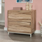 Sauder Bergen Circle Lateral File - Kiln Acacia-Unit comes fully assembled