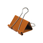 JAM Paper Binder Clips, Large, 41 mm, Orange, 12 Pack (340BCor)-Orange