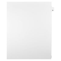Mark Maker Legal Exhibit Index Tab White Single Tabs, 1/25th Cut, Letter Size, No Holes, Number 78, 25 Pack-White Single Tabs, 1/25th Cut