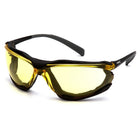 Pyramex Proximity Safety Eyewear Glasses, Amber H2X Anti-Fog, 12 Pack-Certifications: ANSI Z87.1, CE EN166, CSA Z94.3, H2X Anti-Fog.