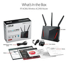 ASUS RT-AC86U AC2900 Dual Band Gigabit WiFi Router with MU-MIMO and Parental Control-AirProtection Powered by Trend Micro provides built-in 24/7 protection from external attacks and threats, neutralizing them before they reach your network or connected devices