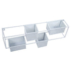 Truu Design Sliding Wall Shelf, 23.5 x 6 inches, White-Material: durable metal construction