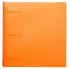 JAM Paper Plastic 3 Ring Binder, 3 Inch, Orange, 4 Pack (821T3org)-4