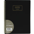 Cambridge WorkStyle Medium Wirebound Notebook, 9-1/2" x 7-1/2", Black (06968)-80 sheets, 9-1/2" x 7-1/4"