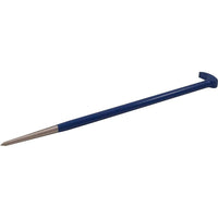 Gray Tools 20" Rolling Head Pry Bar, 5/8" Round Shank, Royal Blue Paint Finish-Shank size (inches): 5/8"