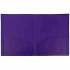 JAM Paper Plastic Heavy Duty Two Pocket Folders, Purple, 108 Pack (383HPUB)-Dimension: 12"h x 9-1/2"w x 0.2"d