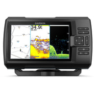 Garmin Striker Vivid 7cv Fishfinder with 7" Display and GT20-TM Transducer - Black-WVGA colour display with 800 x 480 pixels resolution