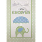 Rosedale 5-1/2" x 8" A Baby Shower Greeting Cards And Envelopes, 6 Pack (19662)-Printed on premium uncoated card stock