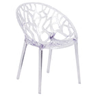 Flash Furniture Specter Series Transparent Stacking Side Chair-Stacks up to 4 Chairs