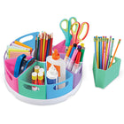 Learning Resources Create-A-Space Storage Center - Pastel-Grab & go: Each removable container comes with an easy-to-hold handle, so you can always grab the materials you need.