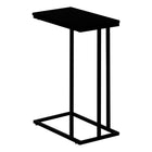 Monarch Specialties 3467 Accent Table - 25"H/Black/Black Metal-Warranty: 1 Year limited for parts