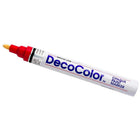 JAM Paper Marvy Uchida Bold Paint Marker - Red - 4 Pack (86525802g)-Broad tip of this pen creates smooth and thick lines