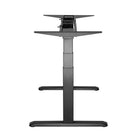 TygerClaw 25"W Dual Motor Electric Sit-Stand Desk  - Cherry-Programmable height range, customizes the minimum and maximum height settings to accommodate objects around you, such as under desk cabinets or storage units