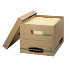 Bankers Box Enviro Stor Letter/Legal Storage Box, 25 Pack-Environmentally friendly, 100% recycled with 100% post-consumer recycled content