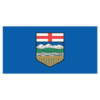Provincial Flag, Alberta, 36" x 60"-36" x 60" flag, rectangular shape