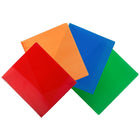 JAM Paper Assorted 1" Plastic 3 Ring Binders, Red, Green, Blue, Orange, 4 Pack-3 Ring Circle Clips