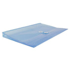 JAM Paper Plastic Envelopes with Button and String Tie Closure, Legal Booklet, 9.75 x 14.5, Blue Poly, 12 Pack (219B1BU)-For work efficiency, use blue plastic button and string envelopes to categorize and colour code files