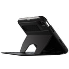 Zugu Magnetic Folio Stand Case for iPad mini 7th Gen (A17 Pro) and iPad mini 6th Gen 8.3" (2021) - Black-High Quality external matte synthetic leather