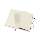 Moleskine Ruled Hard Cover Blend Limited Collection Notebook - Large - Wine - 5" x 8.25"-Ivory coloured acid free paper