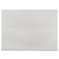 JAM Paper A7 Invitation Envelopes, 5.25 x 7.25, Stardream Metallic Quartz, 50 Pack (v018276g)-Quartz white