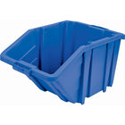Kleton Jumbo Plastic Bins, 15-1/2" W x 13" H x 25" D, Blue, 200 Lbs. Capacity - 3 Pack-Capacity: 200 lbs.