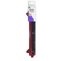 Charles Leonard 3-Hole Binder Punch, Assorted, 6 Pack (CHL80933)-3 holes, punches 1/4" holes
