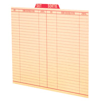 Pendaflex Cardboard Stock Vertical Out Guides, Buff, Letter Size, 17 pt., Bilingual, 100 Pack-When files are removed from their location an out guide is put into the file in it's place