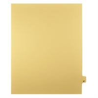 Mark Maker Legal Tabs - Letter Size - Buff - 1/25th cut - 25 tabs per package - 5 packages Pack - Number 97-Buff Single Tabs