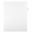Mark Maker Legal Exhibit Index Tab White Single Tabs, 1/15th Cut, Letter Size, No Holes, Number 19, 25 Pack-White Single Tabs, 1/15th Cut