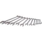 Gray Tools 12 Piece Metric Open End, Mirror Chrome Wrench Set, 6mm X 7mm-27mm X 32mm-Contains Sizes: 8 X 9mm, 10 X 11mm, 12 X 13mm, 14 X 15mm, 16 X 17mm, 18 X 19mm, 20 X 21mm, 21 X 22mm, 24 X 27mm, 25 X 28mm, 27 X 32mm.