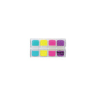 Post-it Tabs - 0.625 in W x 1.5 in H (15.8 mm W x 38.1 mm H) - 4 Colours - 40 Pack-0.625" x 1.5" , Assorted Colours