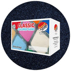 Sandtastik Classic Coloured Sand, 10 lb (4.5 kg) Box, Navy Blue-Fine grain with natural sparkle throughout