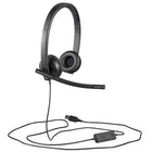 Logitech 981-000574 H570e Stereo Headset-It’s easy to use as well: just connect it to a PC or Mac through the USB cable