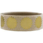 JAM Paper Circle Round Label Wafer Seals with Serrated Edges - 3/4" Diameter - Gold - 100 Pack -English only packaging