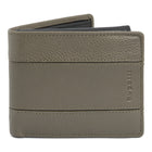 Bugatti Opposites Attract - Flip-UP -  Leather - Khaki (MWL2253BU-KHAKI)-4.25"L x 3.5"H x 0.5"W