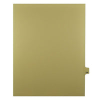 Mark Maker Legal Exhibit Index Tab Buff Single Tabs, 1/25th Cut, Letter Size, No Holes, Number 144, 25 Pack-Buff Single Tabs, 1/25th Cut