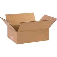 Staples Corrugated Shipping Box - 12" L x 9" W x 4" H - Kraft - 25 Pack-Brown/Kraft