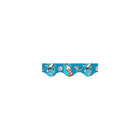 Eureka 37" x 2.25" Scalloped Deco Trim, Cat In The Hat Blue, 72 Pack-Classroom trimmers offer a vivid display for prekindergarten to 8th graders