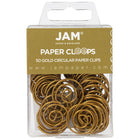 JAM Paper Circular Coloured Papercloops, Rose Gold, 50 Pack (21832061)-Size: 1 Inch (Diameter)