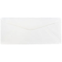 JAM Paper #14 Policy Envelopes, 5 x 11.5, White, 500 Pack (53273H)-Product Type: Business envelopes