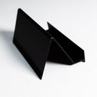 Futech BC001B Aluminum Slanted Business Card Holder, Black, 2 Pack-Business Cards Slot: 0.5" - Front Plate: 0.75" - 1mm Thickness