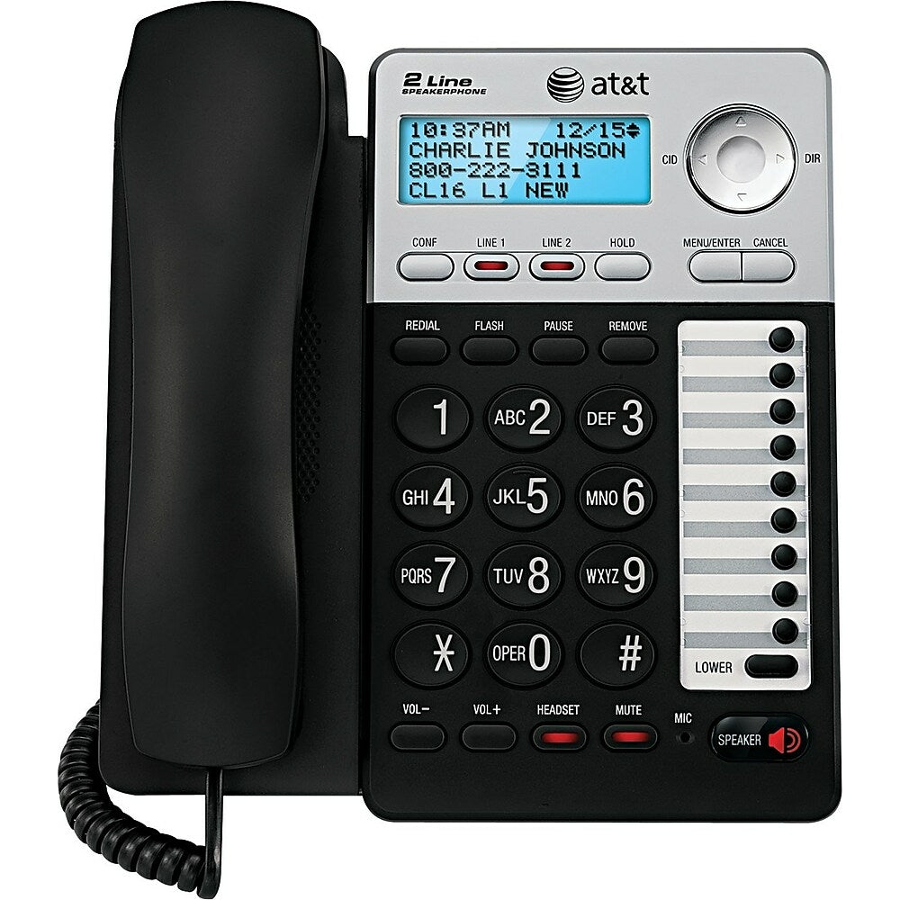 AT&T ML17929 2-Line Corded Speaker Phone | staples.ca