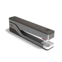 TRU RED Desktop Stapler - 25 Sheet Capacity - Grey/Black-Desktop stand up stapler delivers simple stapling performance that is perfect for occasional use
