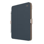Speck Balance Folio Case for iPad (A16/10th Generation) - Almond Milk/Mocha/Charcoal-Protective folio construction inside and out