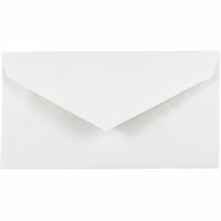 JAM Paper Monarch Commercial Envelopes - 3.875" x 7.5" - White - 50 Pack -White