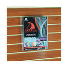 Azar Displays Tri-Fold Size Slatwall Brochure Holder, 10 Pack (252343)-Made from crystal styrene